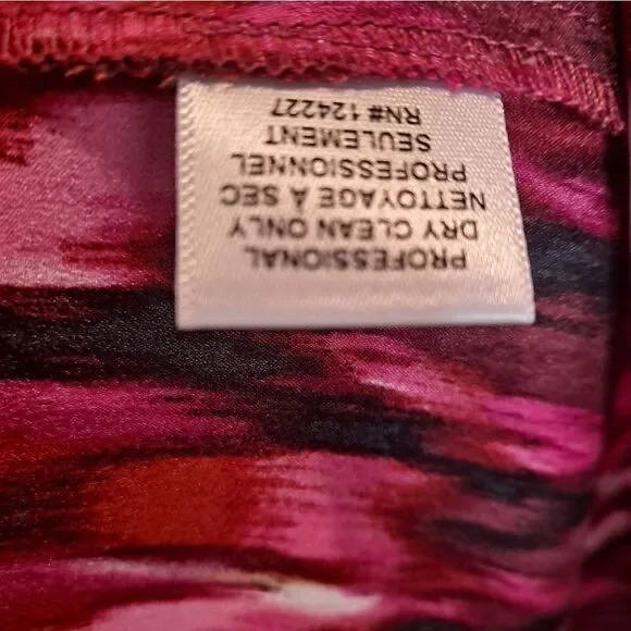 Misa Amina Pink Printed Puff Sleeve Mini Wrap Dress NWT Size Extra Small - Picture 4 of 7